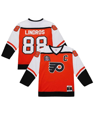 Mitchell & Ness Men's Eric Lindros Orange Philadelphia Flyers 1996-97 Power Play Jersey