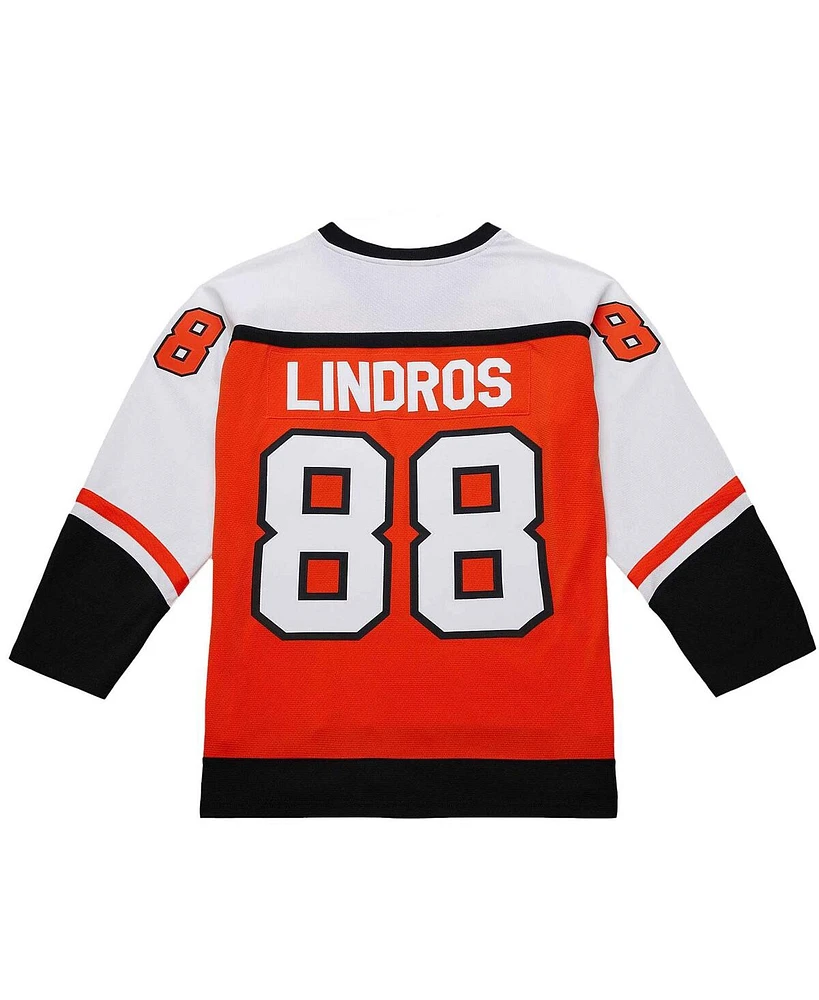 Mitchell & Ness Men's Eric Lindros Orange Philadelphia Flyers 1996-97 Power Play Jersey