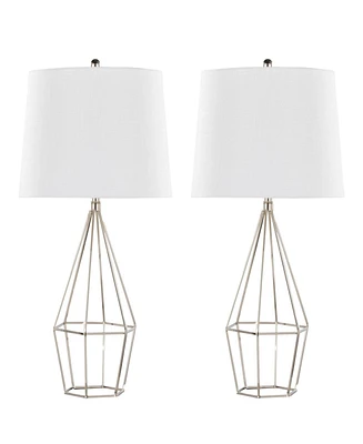 Lumisource Geome 27" Contemporary Table Lamp, Set of 2