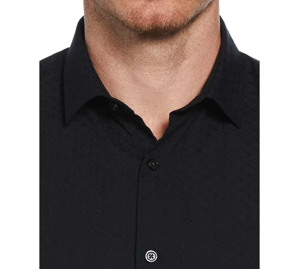 Perry Ellis Men's Dobby-Weave Shirt