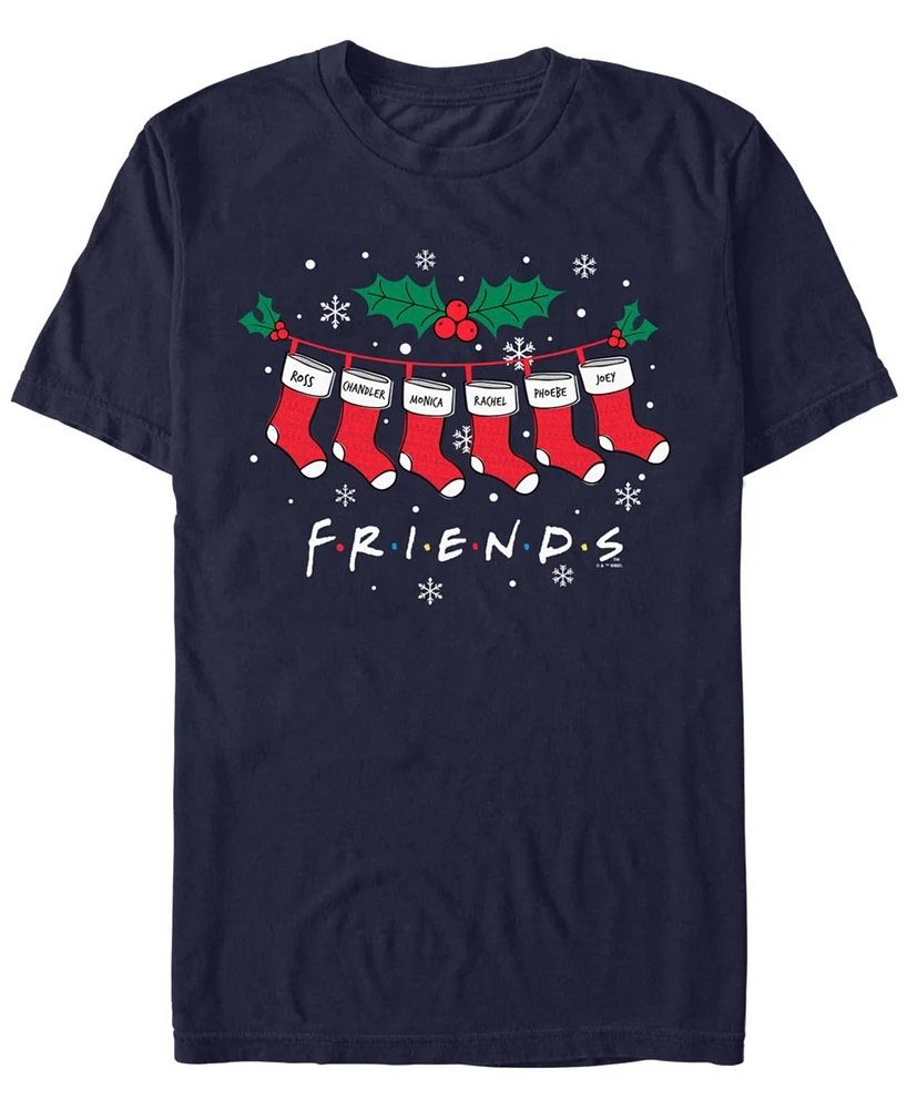 Fifth Sun Men's Holiday Friends Short Sleeve T-Shirt