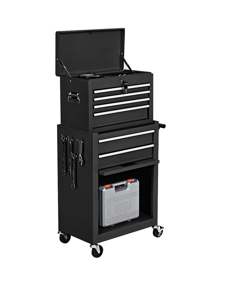 Gouun Rolling Cabinet Storage Chest Box Garage Toolbox