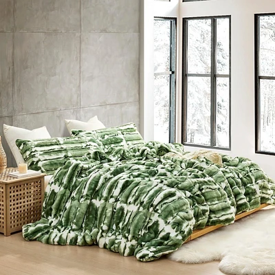 Jelly Rolls Chunky Bunny - Coma Inducer Oversized Comforter Set - Green Willow,Queen