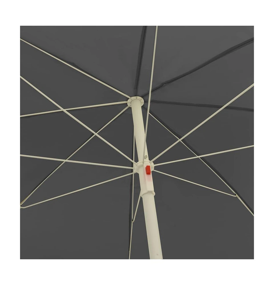 Beach Parasol Anthracite 118.1"