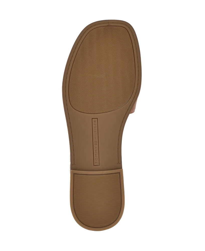 Tommy Hilfiger Women's Terenz Logo Strap Flat Slide Sandals