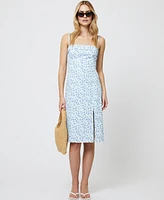 French Connection Women's Floral-Print Front-Slit Dress