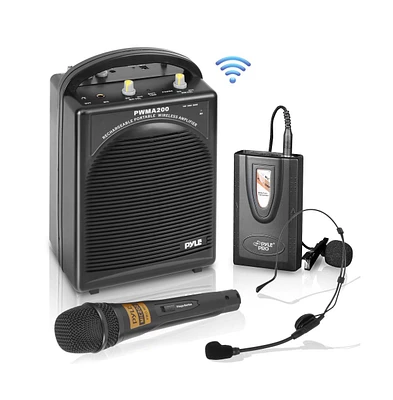 Pyle Portable Pa Speaker & Microphone System
