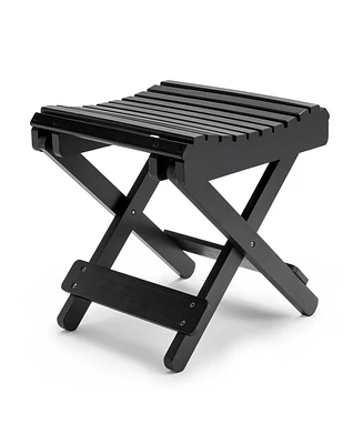 Sorbus Bamboo Folding Step Stool Bench - Great for Bathroom, Spa, Sauna
