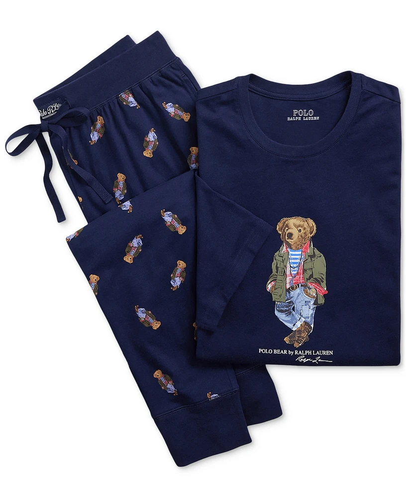 Polo Ralph Lauren Men's Bear Jogger Pajama Set, Exclusively at Macy's