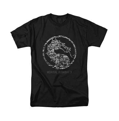 Mortal Kombat X Mens Stone Seal Short Sleeve Adult Tee / T-Shirt