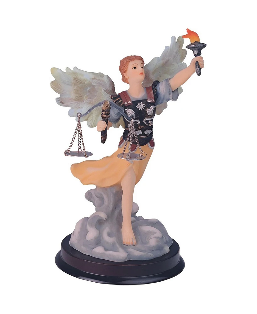 Fc Design "2-pc Set" 6"H Archangel Uriel Statue Angel of Wisdom Holy Figurine Statue Ornament Home Room Office Decor and Perfect Ideas for Housewarmin