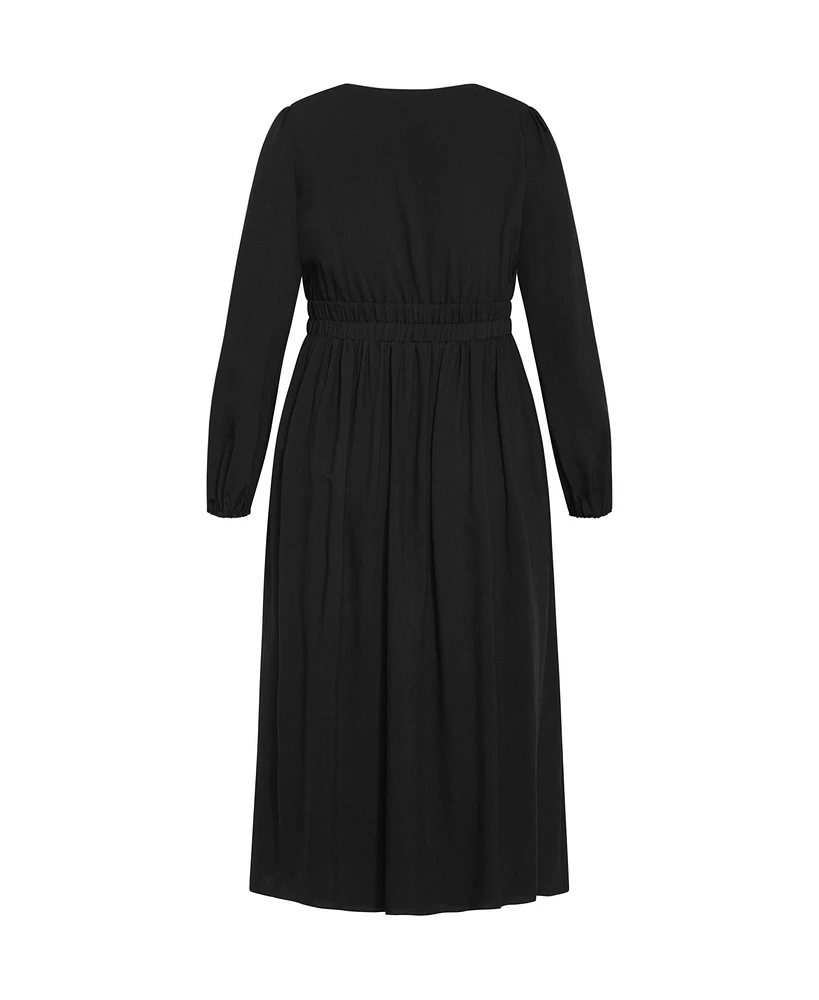 City Chic Plus Keyla Maxi Dress