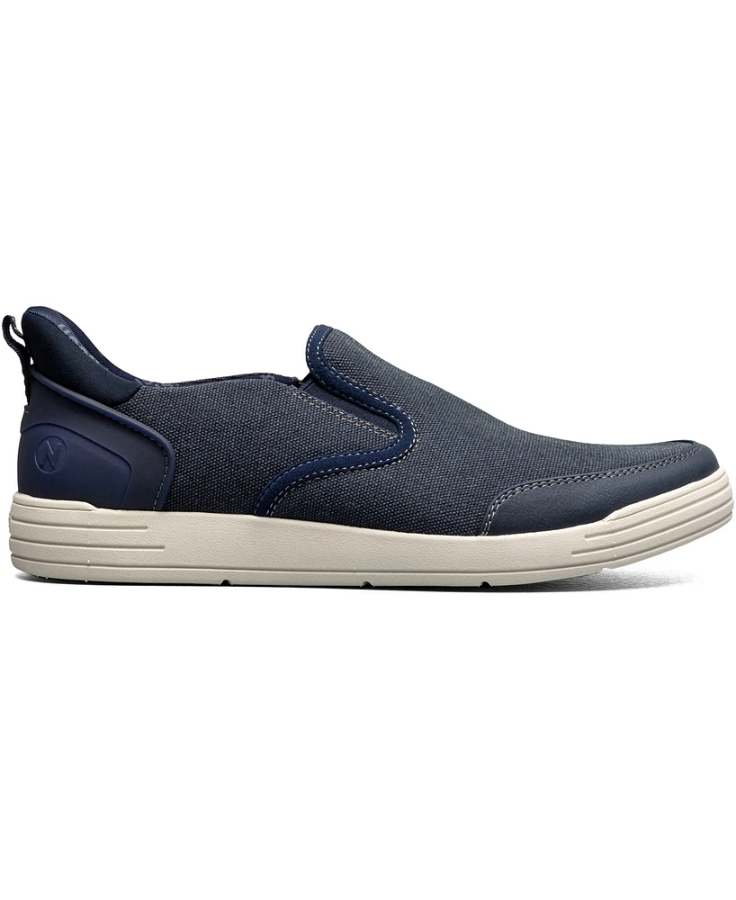 Nunn Bush Men's Kore City Walk Ez Canvas Slip On Shoe