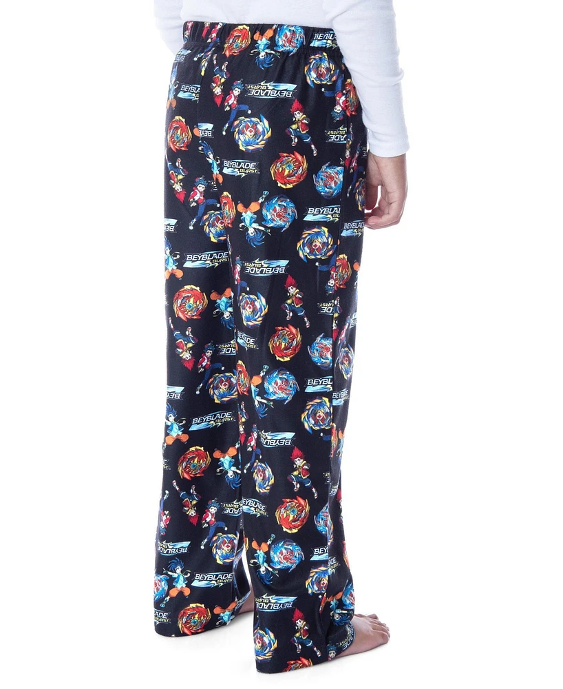 Beyblade Boys Burst Super King Spinner Tops Character Pajama Pants