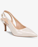 Vaila Shoes Women's Clover Slingback Pumps - Extended Sizes 9-14