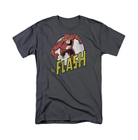 Dc Flash Mens Comics Run Short Sleeve Adult Tee / T-Shirt