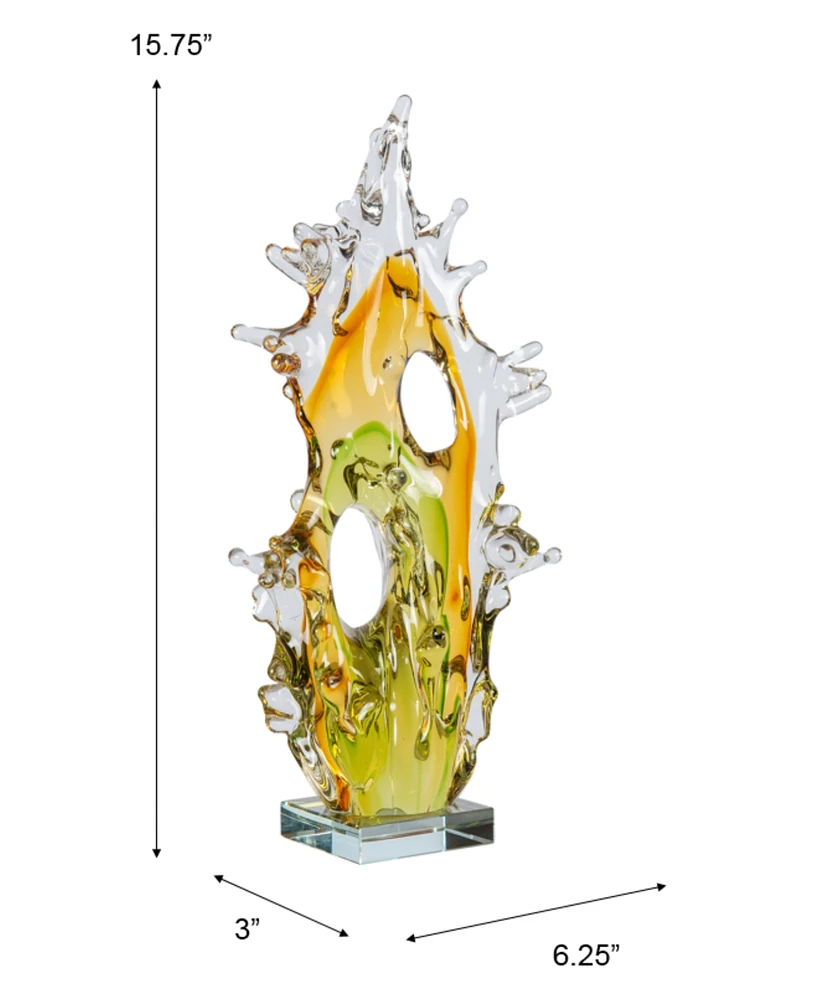 Dale Tiffany 15.75" Mauna Kea Art Glass Sculpture