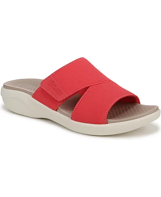 LifeStride Women's Carefree Washable Slide Wedge Sandals
