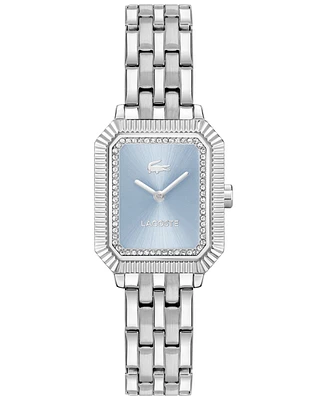 Lacoste Women's Parisienne Silver Tone Stainless Steel Bracelet Watch, 28.3 x 20.7mm