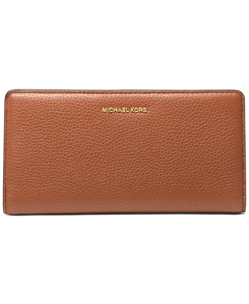 Michael Kors Bryant Large Slim Leather Snap Wallet