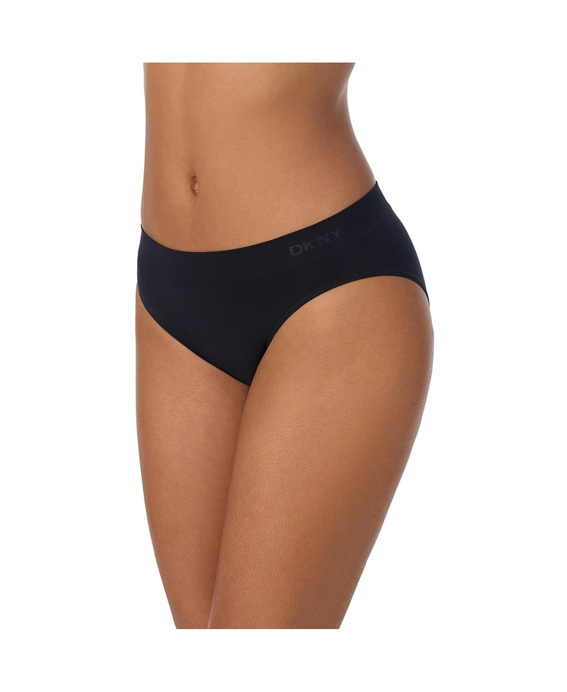 Dkny Women's Seamless Litewear Hi Cut Brief Underwear 3 Pack DK5020P3