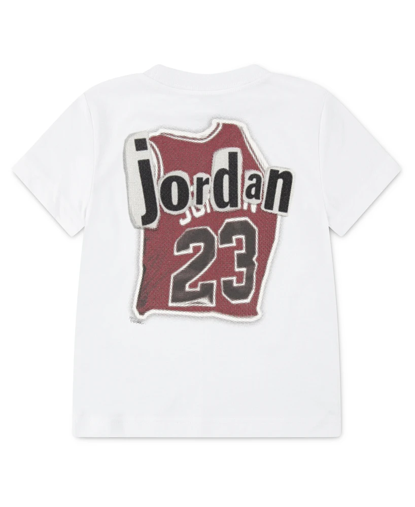 Jordan Big Boys Jersey College Short Sleeve Tee