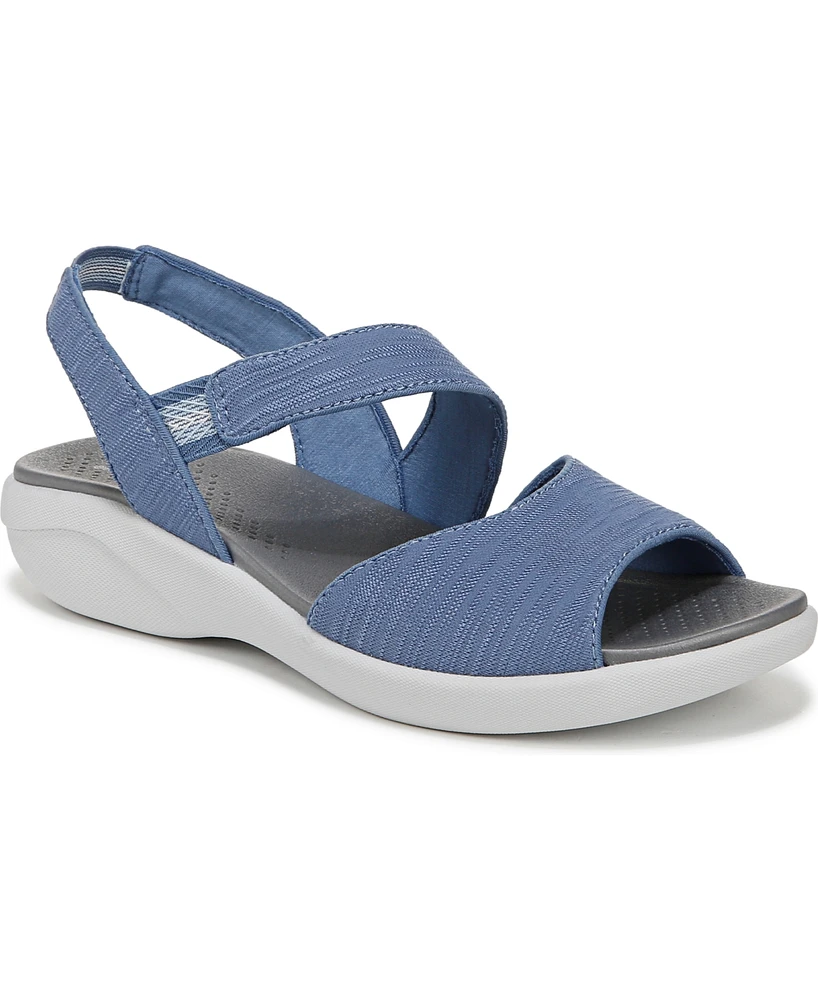 LifeStride Women's Cheerful Washable Peep Toe Slingback Sandals