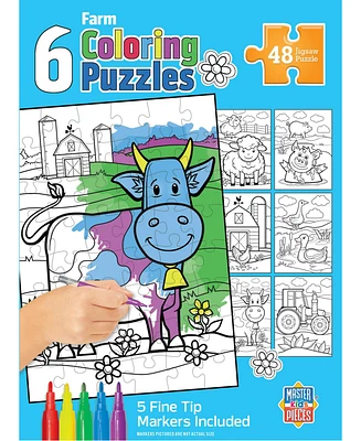 Coloring Puzzles 6-Pack