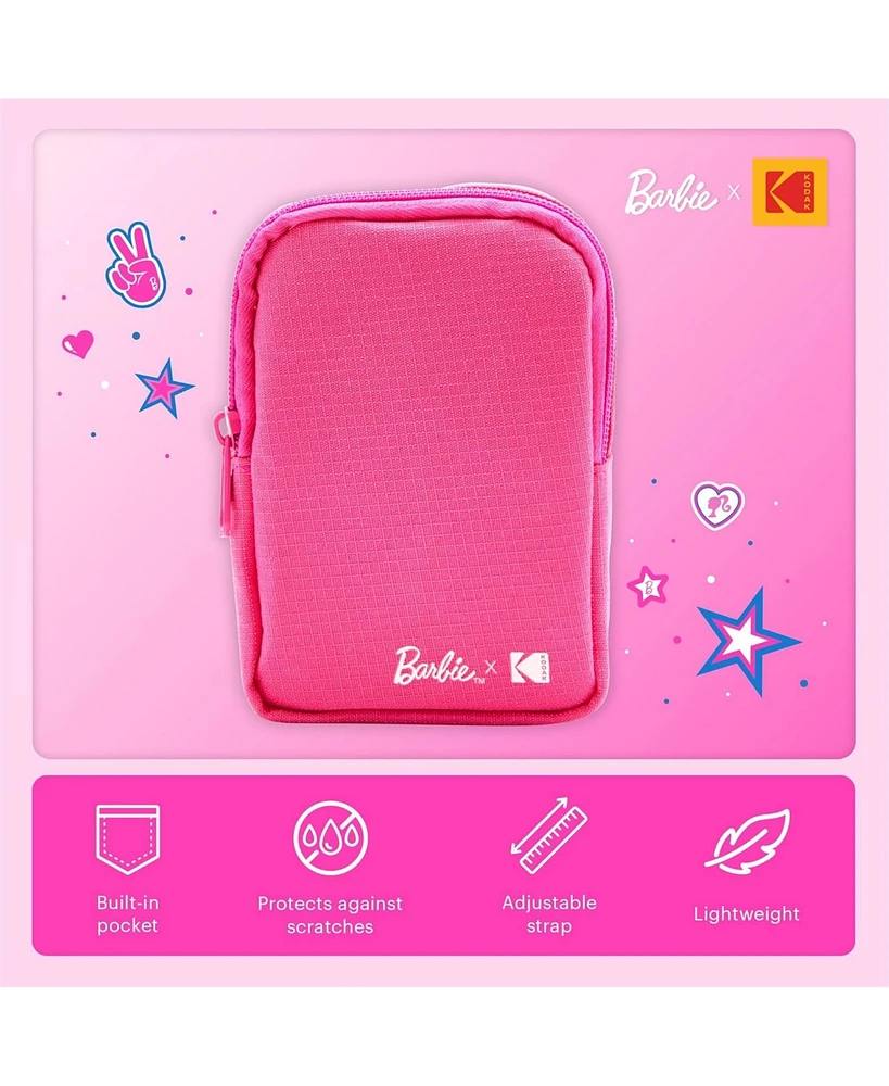 Kodak x Barbie Step Slim Instant Photo Printer, Iconic Style Barbie Case, Paper & More - Gift Bundle