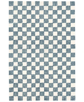 Liora Manne' Savannah Checkerboard 7'6"x9'6" Area Rug