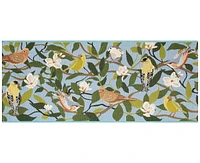 Liora Manne' Esencia Floral Finches 1'11"x4'11" Runner Area Rug