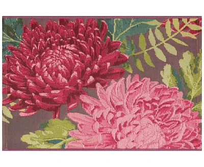 Liora Manne' Esencia Mums 1'11"x4'11" Runner Area Rug