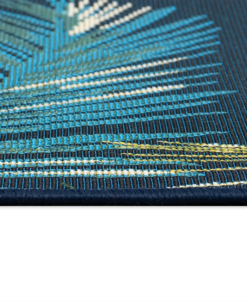 Liora Manne' Esencia Palm Border 2'5"x3'11" Area Rug