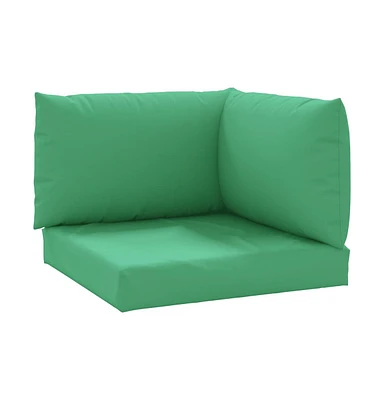 vidaXL Pallet Cushions 3 pcs Green Oxford Fabric