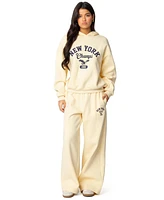 Edikted Womens New York Champs Sweatpants