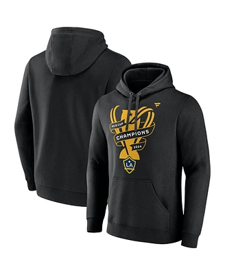Fanatics Men's Black Los Angeles Galaxy 2024 Mls Cup Champions Locker Room Pullover Hoodie