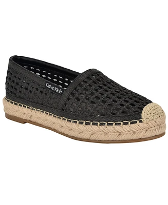 Calvin Klein Women's Presley Woven Slip-On Espadrilles