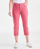 Style & Co Women's Mid-Rise Curvy Capri Jeans, Exclusively at Macy's