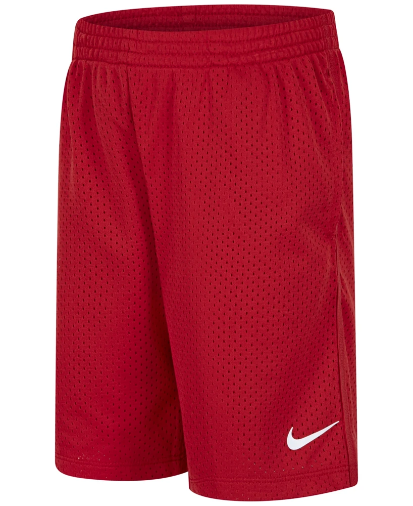 Nike Little Boys Dri-fit Logo Mesh Pull-On Shorts
