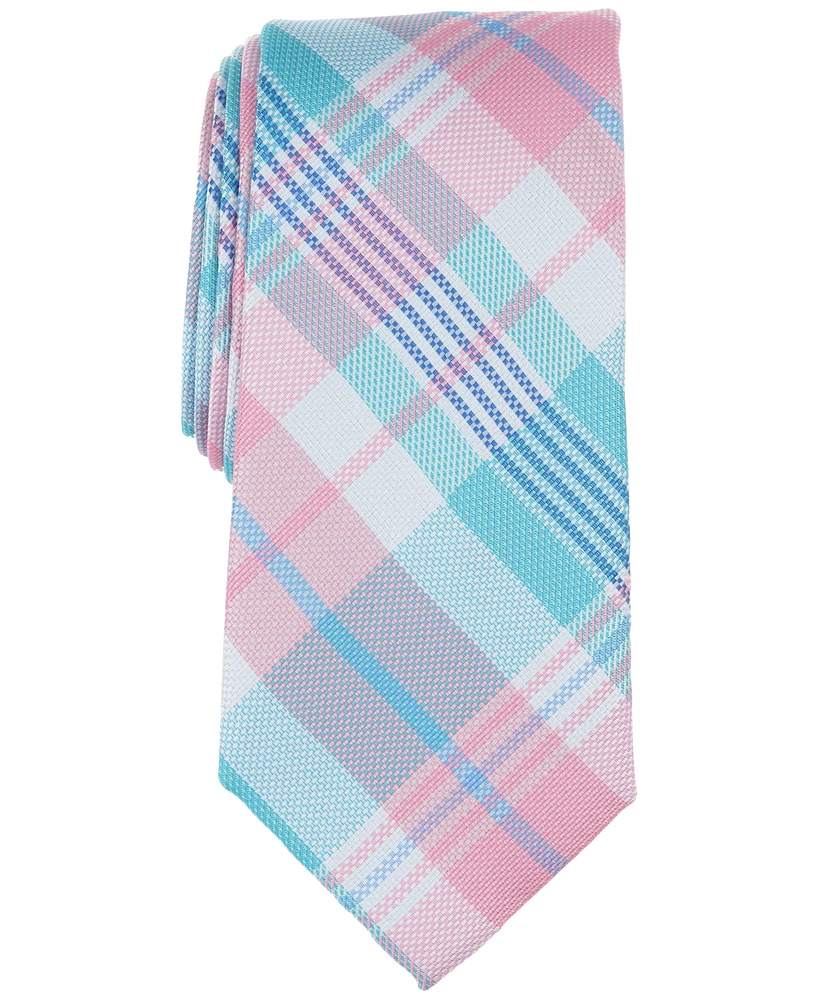 Club Room Men's Austine Plaid Tie, Created for Macy's
