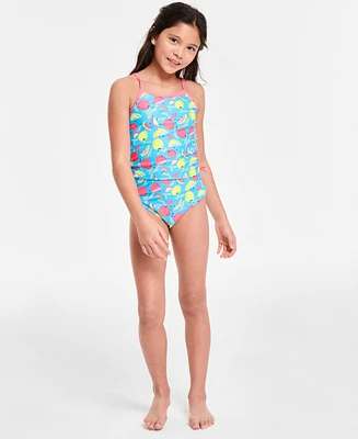 Epic Threads Big Girls Citrus Two-Piece Cutout Tankini Set, Exclusively at Macy's