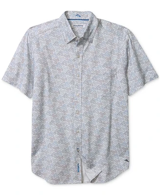 Tommy Bahama Men's San Lucio Tri Leaf Classic-Fit Geo-Print Button-Down Shirt