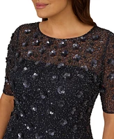 Adrianna Papell Plus Size Embellished Sheath Dress