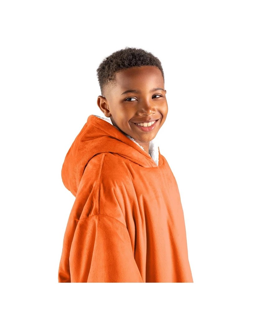 Bare Homey B-Cozy Youth Sherpa Fleece Wearable Blanket