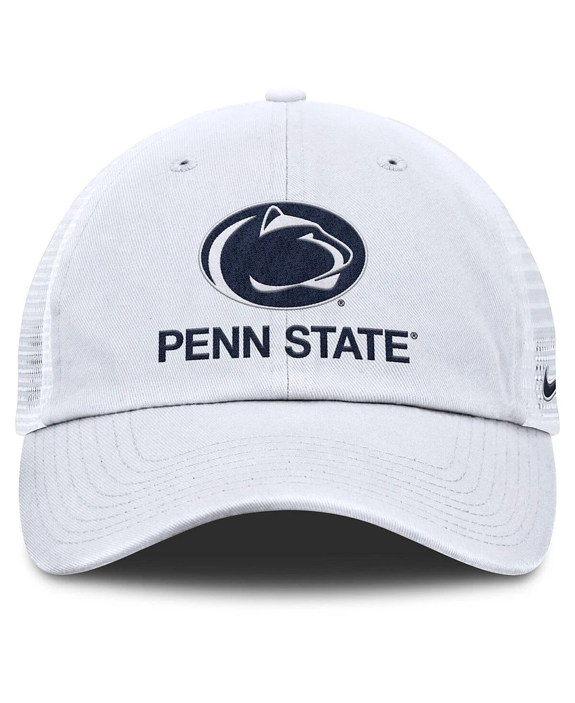 Nike Men's White Penn State Nittany Lions Club Trucker Adjustable Hat