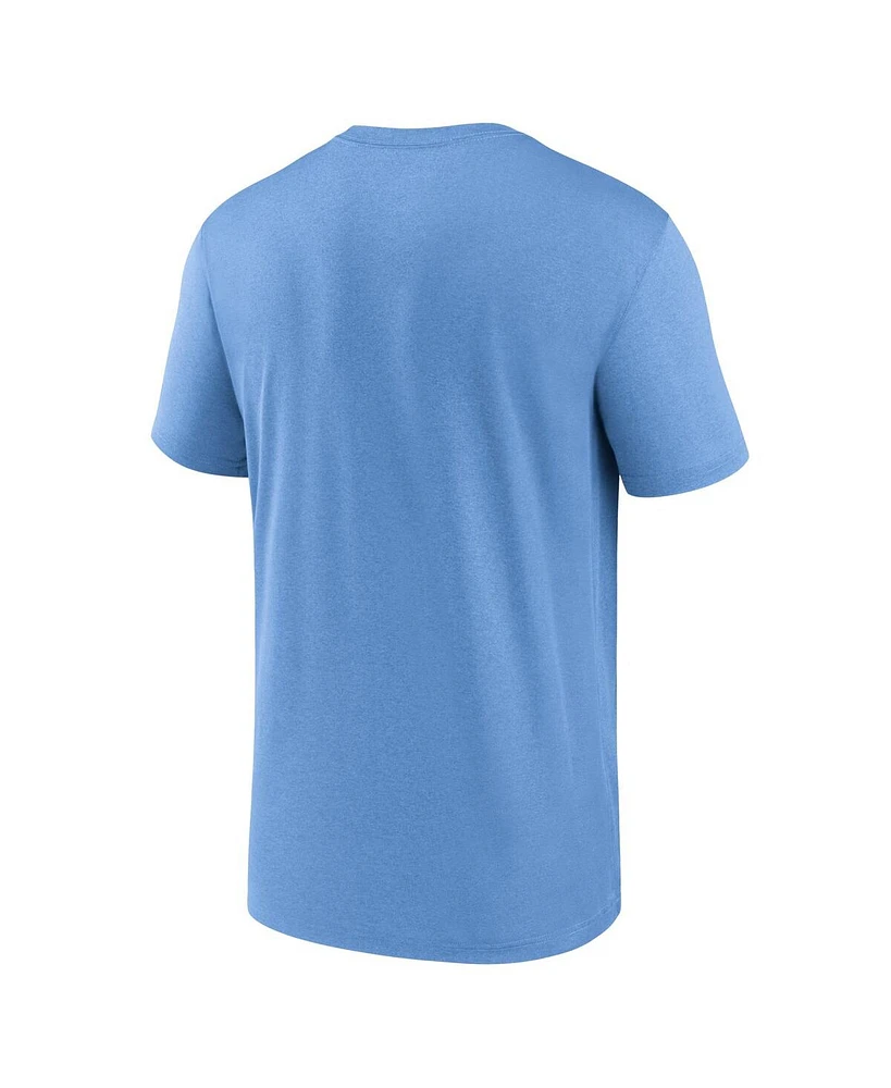 Jordan Men's Carolina Light Blue North Tar Heels Primetime Legend Logo T-Shirt