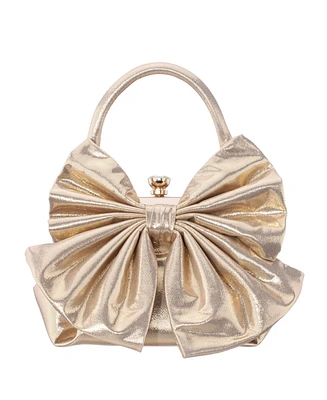 Nina Small Bow Frame Crossbody Bag