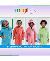 Sesame Street Toddler Boys Cozy Sherpa Zip Up Cosplay Costume Coverall Newborn to (Newborn