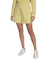 Calvin Klein Women's Smocked Waistband Midi Shorts