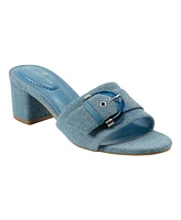 Bandolino Women's Ardonna Buckle Block Heel Sandals